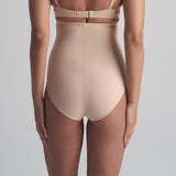 Byebra - Sculpting Højtaljet Trusse Beige