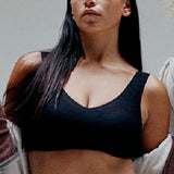 Chantelle - Soft Stretch Top Med Vattering Sort