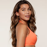 Lingadore - Vatteret Triangle Bikini Top Hot Coral