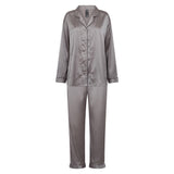 Hype The Detail - Logo Satin Pyjamas Grå