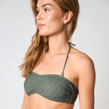 Hype The Detail - Bandeau Bikini Top Army
