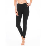Trofé - Leggings Med Blondekant Bomuld Sort