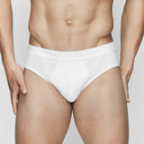 JBS of Denmark Herre - ØKo Bomuld 2-pak Tanga Hvid