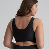 Byebra - Top Med V-hals Sort