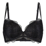 Lingadore - Black Push Up Bh Sort