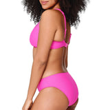 Lingadore - Trekants Bikini Sæt Hot Pink