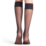 Falke - Pure Matt Knæstømpe 20 Denier Sort