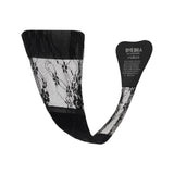 Byebra - Selvklæbende String Med Blonde Sort