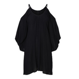 Lingadore - Strand Kjole Med Bar Skulder Sort