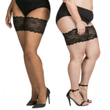 Bandelettes - Dolce Lårskåner Med Blonde Sort