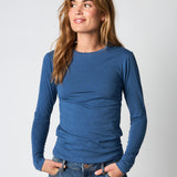 Hype The Detail - Cotton Langærmet T-shirt Blå