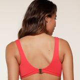 Lingadore - Vatteret Triangle Bikini Top Red