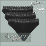 Balzaa - Bali Bambus 3-pak String Sort
