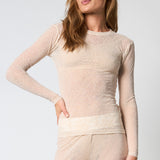 Hype The Detail - Lace Blouse Powder
