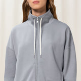 Triumph - Lounge Me Trøje Med Lynlås Morandi Grey