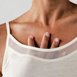 Femilet - Juliana Chemise Top Uld Ivory