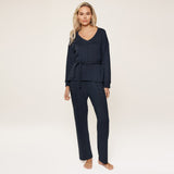 Lingadore - Lounge Sæt Navy Marl