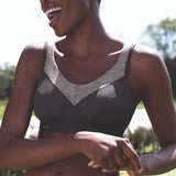 Anita - Mesh/merino Uld Sports Bh Anthracite