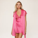 Lingadore - Satin Kimono Pink