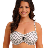 Fantasie - Vanuatu Bandeau Top Creme Noir