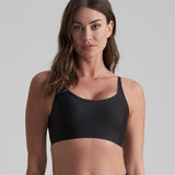 Byebra - Top Med Rund Udskæring Sort