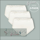 Balzaa - Bali Bambus 3-pak Maxi Offwhite