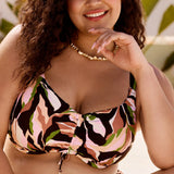 Elomi - Ocean Avenue Bikini Top m. snøre Multi