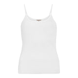 Lady avenue - Jersey Top i Silke Ivory