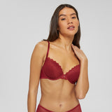 Esprit - Festive Lace Bh Cherry Red