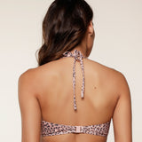 Lingadore - Vatteret Triangle Bikini Top Leopard Print
