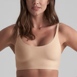 Byebra - Top Med Rund Udskæring Beige