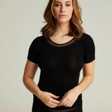 Femilet - Juliana T-shirt Uld Sort