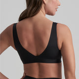 Byebra - Bh Top Med Dyb Udskæring Sort