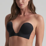 Byebra - Seamless Bh Uden Ryg Sort