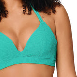 Lingadore - Frotté Triangle Bikini Top Deep Green