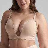 Byebra - Bh Til Dyb Udskæring Beige
