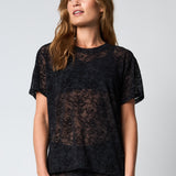 Hype The Detail - Oversized Lace T-shirt Sort
