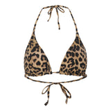 SuiAva - Waverly Bikini Top Leopard/sort