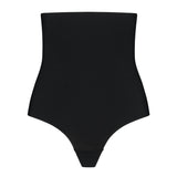 Byebra - Sculpting Højtaljet String Sort