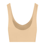 Byebra - Top Med V-hals Beige