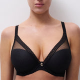 Chantelle - Romance Plunge Bh Sort