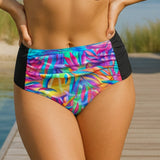 Enoe Swim - Neon Palm Midi Brief