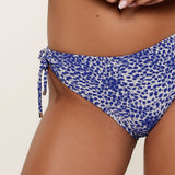 Lingadore - Bikini Tai Med Snøre Blue/white Print
