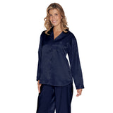 Lady avenue - Satin De Luxe Pyjamas Indigo