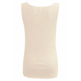 Femilet - Juliana Top med bred strop Uld Ivory