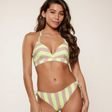 Lingadore - Vatteret Triangle Bikini Sæt Stripes