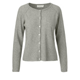 Rosemunde - Cardigan I Uld Og Cashmere Light Grey Melange