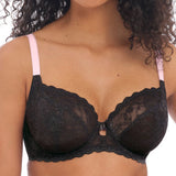 Freya - Offbeat Balconette Bh Sort