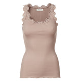 Rosemunde - Iconic Silke Top Med Blonde Vintage Powder