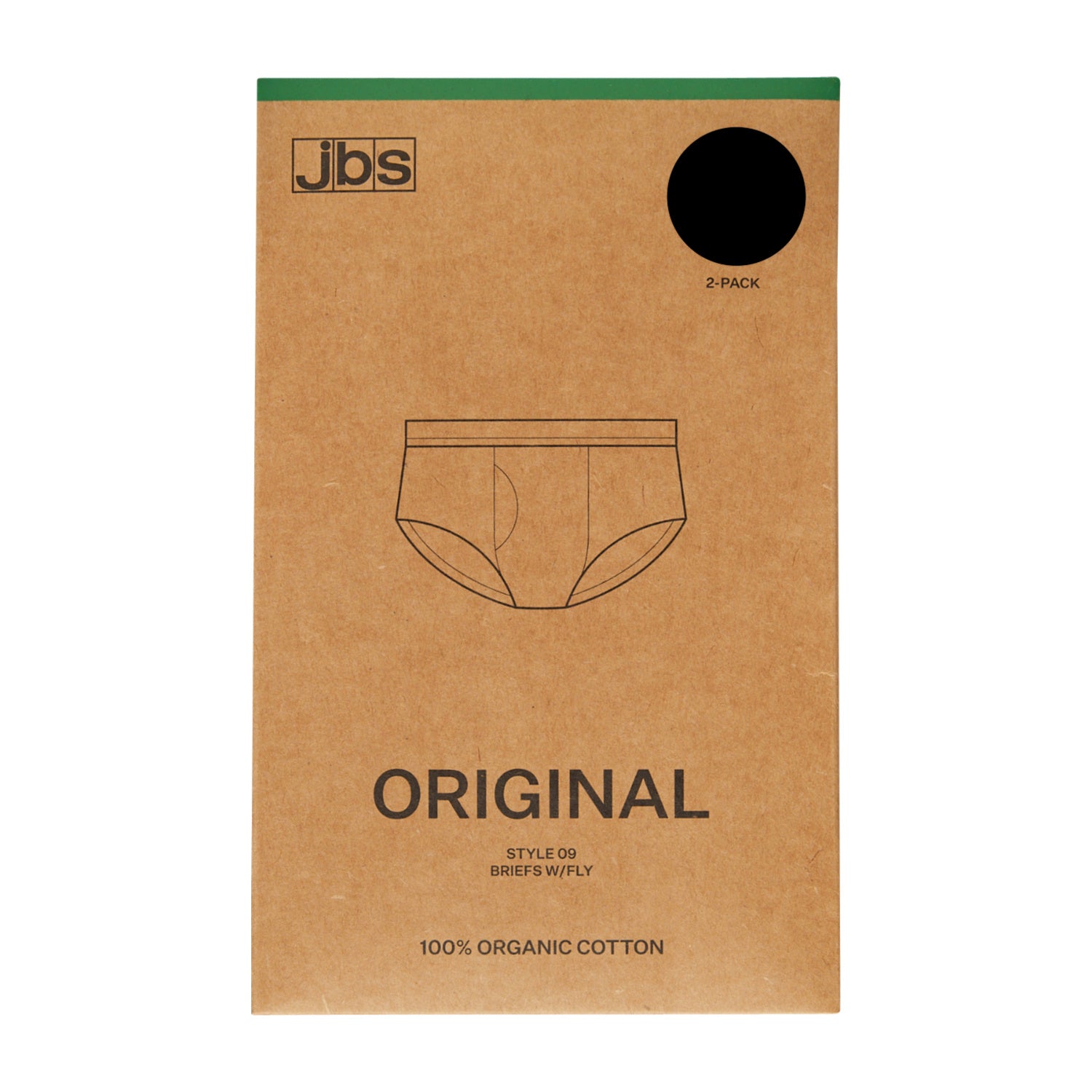 2-pak Organic Tanga Sort - JBS Tanga - Mænd - Sass.dk – SASS
